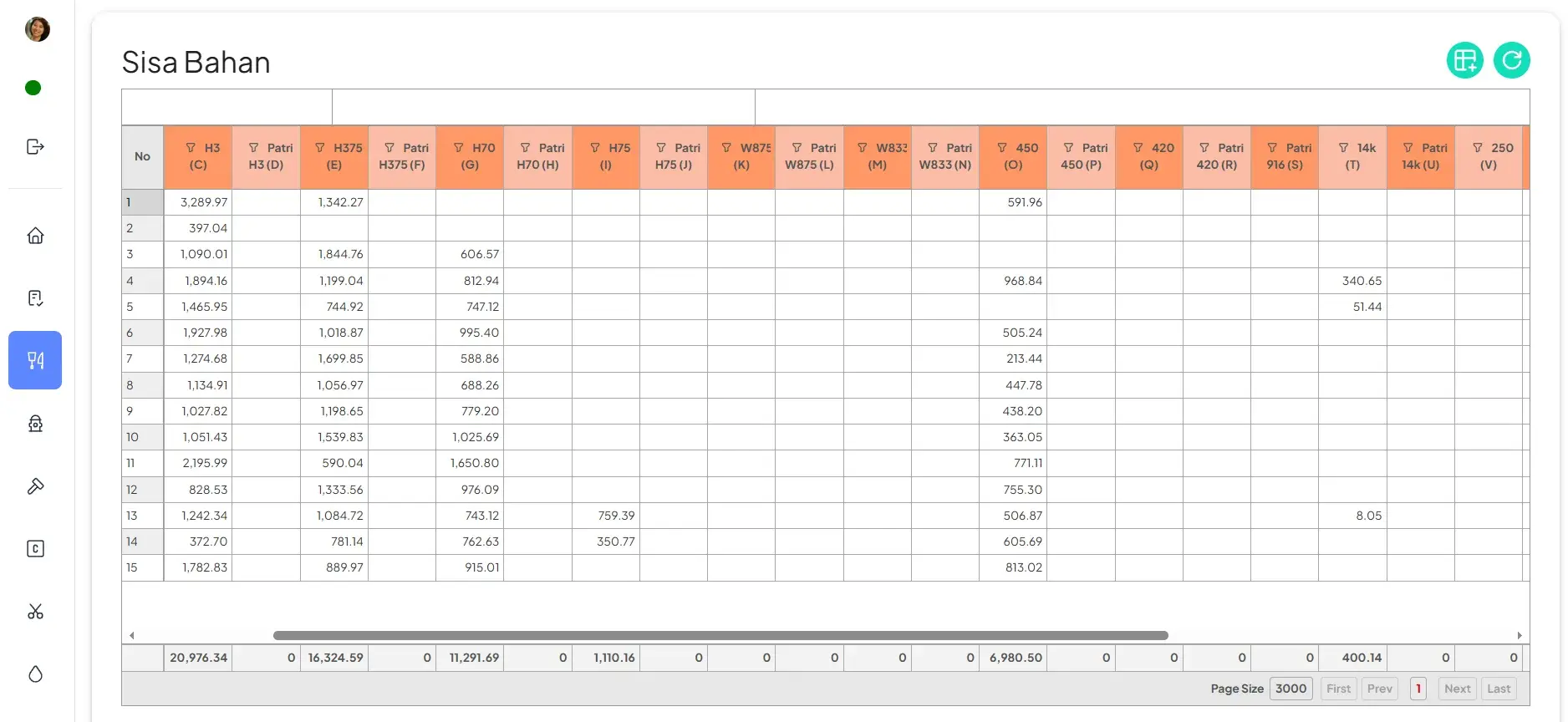 emas app, screen 1