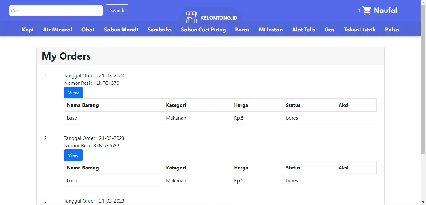kelontong.id, screen 6